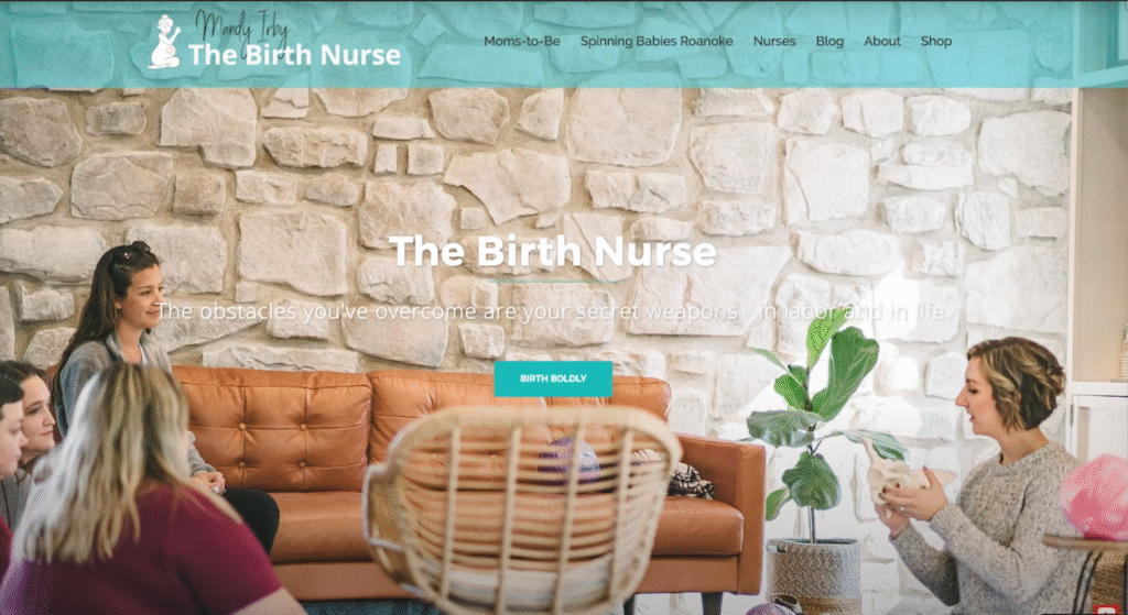 Responsive website design example